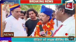 हस्तिनापुर: पूर्व विधायक योगेश वर्मा ने फीता काटकर बाबा साहेब की शोभायात्रा का किया शुभारंभ